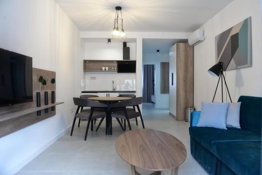 Apartman superior 4, pogled na kuhinju.