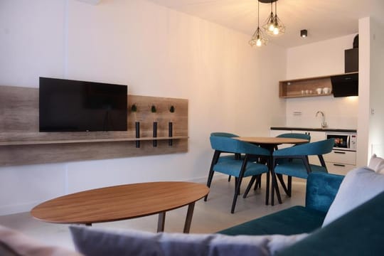 Apartman superior 4, pogled na kuhinju.