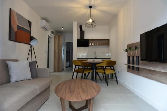 Apartman superior 4, pogled na kuhinju.