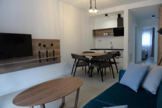 Apartman superior 4, pogled na kuhinju.
