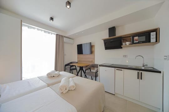 Apartman superior 4, pogled na kuhinju.