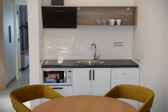 Apartman superior 4, pogled na kuhinju.