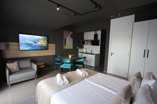 Apartman superior 4, pogled na kuhinju.